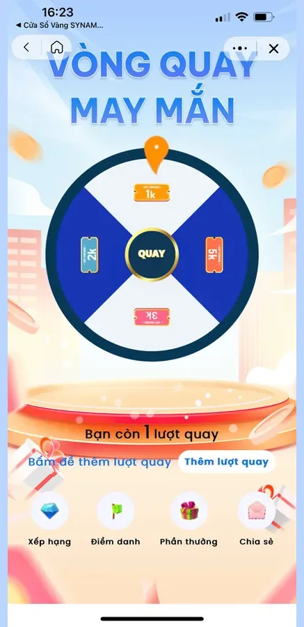 Mini App OWL Brand: vòng quay may mắn giữ chân khách